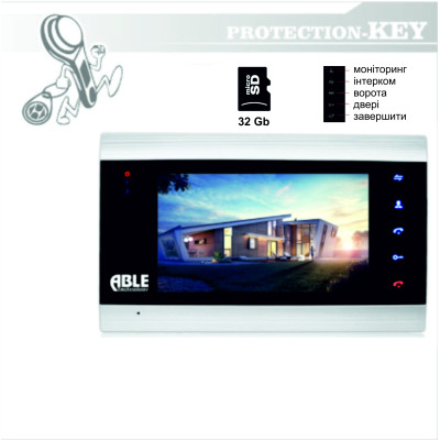 Відеодомофон ABLE Millennium 706 FHD