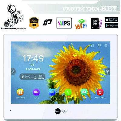 Neolight ALPHA Hybrid white Відеодомофон