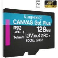 Карта пам`яті Kingston Canvas Go! Plus Micro SDXC 128GB UHS-I/U3 Class 10