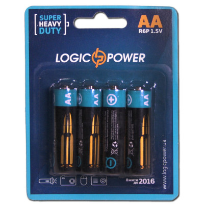 Батарейка LogicPower Super R6 (AA)