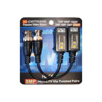 Комплект передавачів відеосигналу 8MP (VIDEO BALUN) AHD/CVI/TVI