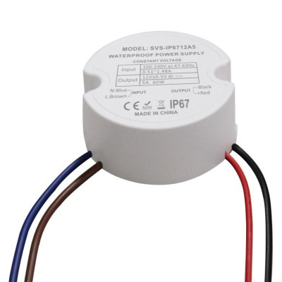 Блок живлення IP67 12V, 5А