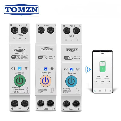 Розумний Wi-Fi автоматичний вимикач TOMZN TUYA, Smartlife 220V, 63A