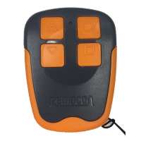 Пульт Remocon 4 кнопки RMC-255CS (433 Mhz) фіксований код без регулювання