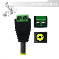 Роз'єм Power (тато) під зажим