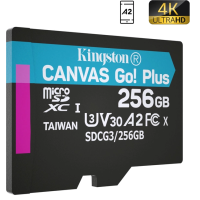 Карта пам`яті Kingston Canvas Go! Plus Micro SDXC 256GB Class 10 UHS-I/U3