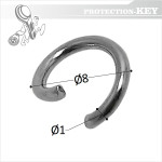 Перехідник для кілець Jump ring Ø 8 мм