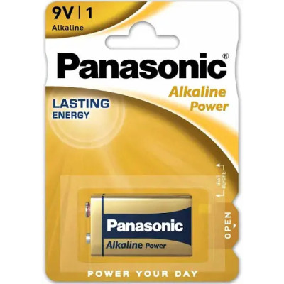 Батарейка Panasonic 9V 6F22 Alkaline Power /B1 Батарейка Panasonic 9V 6F22 Alkaline Power /B1