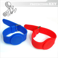 Браслет-заготовка №6 T5577 металева застібка, силіконовий