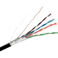 Кабель FTP CAT 5E 4*2*0.51мм. CU зовнішній Кабель FTP CAT 5E 4*2*0.51мм. CU зовнішній
