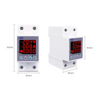 Реле захисту від напруги та струму TOMZN 230V 63A