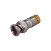 Роз'єм BNC-M компресійний під коаксіальний кабель RG-6 Роз'єм BNC-M компресійний під коаксіальний кабель RG-6