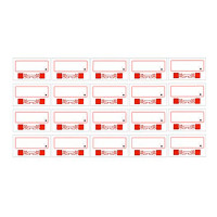 Inlay  сумісний з  Mifare 1k + UHF   (20 чіпів на листі  A4)