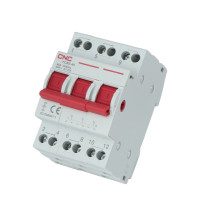 Перемикач введення резерву 3-х позиційний I-0-II 40А YCBZ-40 CNС Перемикач введення резерву 3-х позиційний I-0-II 40А YCBZ-40 CNС