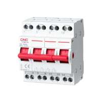 Перемикач введення резерву 4-х позиційний I-0-II 40А YCBZ-40 CNС