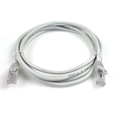 Патч-корд литий UTP RJ45 кат. 5Е 1 м (сірий)