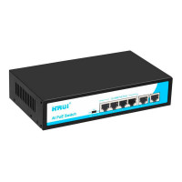 Комутатор мережевий POE 6-ти портовий HongRui HR900-AF-42N Комутатор мережевий POE 6-ти портовий HongRui HR900-AF-42N