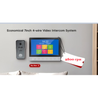 Комплект відеодомофонa 7" ABLE 94717 Gold + ABLE 94208 Комплект відеодомофонa 7" ABLE 94717 Gold + ABLE 94208