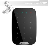 Бездротова сенсорна клавіатура Ajax KeyPad Бездротова сенсорна клавіатура Ajax KeyPad