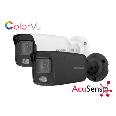 Відеокамера зовнішня ІР Hikvision 4MP DS-2CD2047G2-L (C) (2,8мм) ColorVu