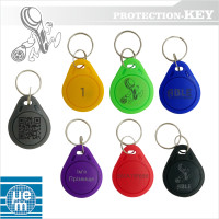 Брелок з кодом EM4100 плоский з Вашим логотипом Брелок з кодом EM4100 плоский з Вашим логотипом