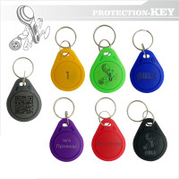 Брелок з кодом сумісний з Mifare 1K з Вашим логотипом Брелок з кодом сумісний з Mifare 1K з Вашим логотипом