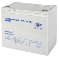 Акумулятор мультигелевий AGM LPM-MG 12V - 55 Ah Акумулятор мультигелевий AGM LPM-MG 12V - 55 Ah