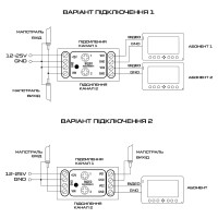 Відеопідсилювач розгалужувач 2 канальний Відеопідсилювач розгалужувач 2 канальний