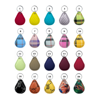 Брелок з кодом сумісний з  Mifare 1K Екошкіра Капля