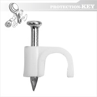 Скоба кабельна 5мм. (кліпси 100шт)