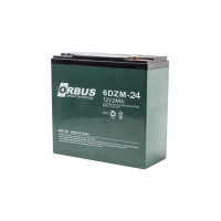 Акумулятор AGM 12V- 24 Ah  ORBUS 6-DZM-24   (180 x76x167) 6.5 kg