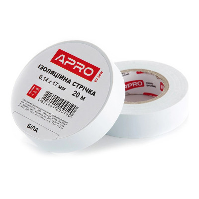 Ізострічка ПВХ APRO 0.14х17мм 20м