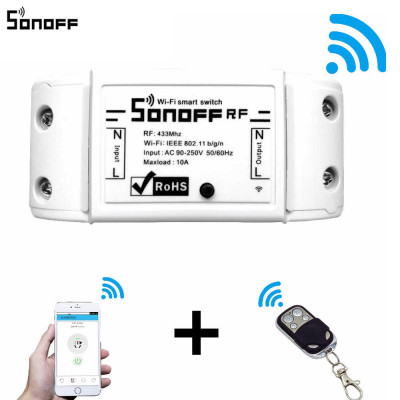 Sonoff RF Радіо (433 МГц) + Wi-Fi Бездротовий Вимикач