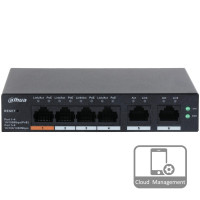 Комутатор 4 порти керований Dahua DH-CS4006-4ET-60 PoE