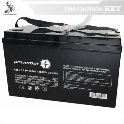 Акумулятор Powerbat LiFePO4 12.8V 100Ah
