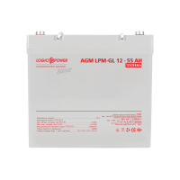 Акумулятор гелевий LP-GL 12V - 55 Ah Silver