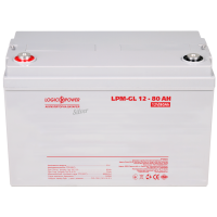 Акумулятор гелевий LP-GL 12V - 80 Ah Silver Акумулятор гелевий LP-GL 12V - 80 Ah Silver