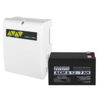 Блок безперебійного живлення з АКБ GV-005-UPS-A-1202-5A-7Ah Блок безперебійного живлення з АКБ GV-005-UPS-A-1202-5A-7Ah