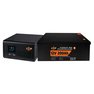 Комплект резервного живлення LP (LogicPower) ДБЖ + літієва (LiFePO4) батарея (UPS 1500VA + АКБ LiFePO4 2560W)
