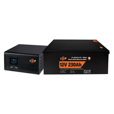 Комплект резервного живлення LP (LogicPower) ДБЖ + літієва (LiFePO4) батарея (UPS 1500VA + АКБ LiFePO4 1280W)