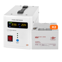 КРП LogicPower КРП LogicPower 800 + гелева батарея 1080 Ватт (UPS 800+ АКБ GL 1080W)