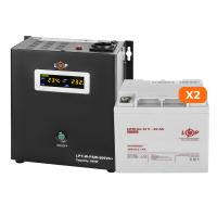 Комплект резервного живлення LogicPower W800 + гелева батарея 1080 Ватт (UPS W800+ АКБ GL 1080W) Комплект резервного живлення LogicPower W800 + гелева батарея 1080 Ватт (UPS W800+ АКБ GL 1080W)