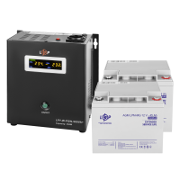 Комплект резервного живлення LP LogicPower W500 + мультигелева батарея 1080 Ватт (UPS W500+ АКБ MG 1080W)