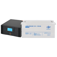 Комплект резервного живлення LogicPower B1500 + мультигелева батарея 1800 Ватт Комплект резервного живлення LogicPower B1500 + мультигелева батарея 1800 Ватт