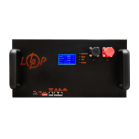 Акумулятор LP LiFePO4 51,2V - 100 Ah (5120Wh) (Smart BMS 200A/100А) з LCD метал Smart RM Акумулятор LP LiFePO4 51,2V - 100 Ah (5120Wh) (Smart BMS 200A/100А) з LCD метал Smart RM