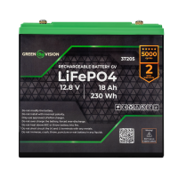 Акумулятор GV LiFePО4 12V (12,8V) - 18 Ah (230Wh)