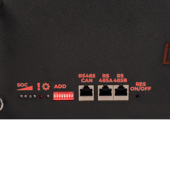 Акумулятор LP LiFePO4 51,2V - 100 Ah (5120Wh) (BMS SP 100A/50А) RM RS485/CAN LCD BL Акумулятор LP LiFePO4 51,2V - 100 Ah (5120Wh) (BMS SP 100A/50А) RM RS485/CAN LCD BL