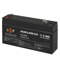 Акумулятор AGM LPM 6V - 1.3 Ah Акумулятор AGM LPM 6V - 1.3 Ah