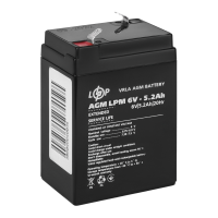 Акумулятор AGM LPM 6V - 5.2 Ah Акумулятор AGM LPM 6V - 5.2 Ah