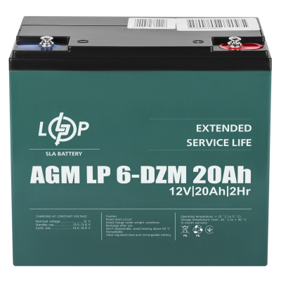 Тяговий свинцево-кислотний акумулятор LP 6-DZM-20 Ah